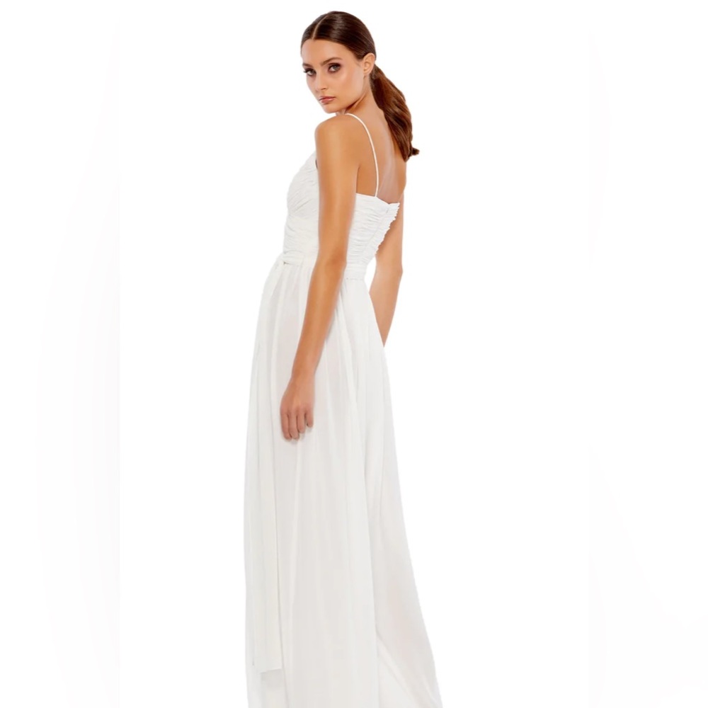 IEENA by Mac Duggal FLOWY FAUX WRAP JUMPSUIT size M
